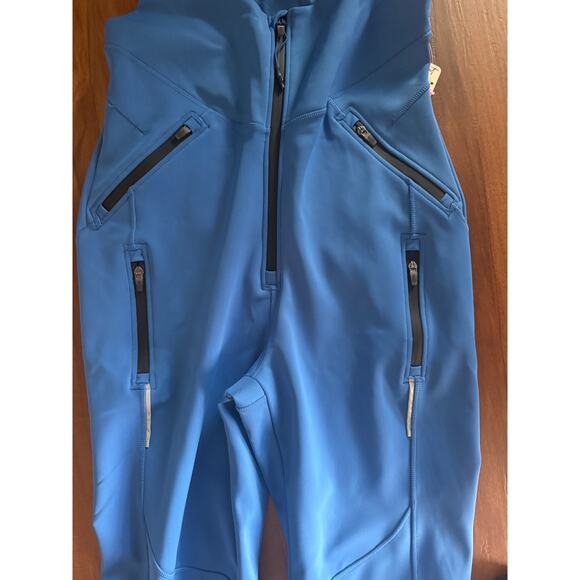 NWT Fp Movement Powder Vixen Softshell Bib Light Cobalt Sz XL Skiing Waterproof - Picture 7 of 12